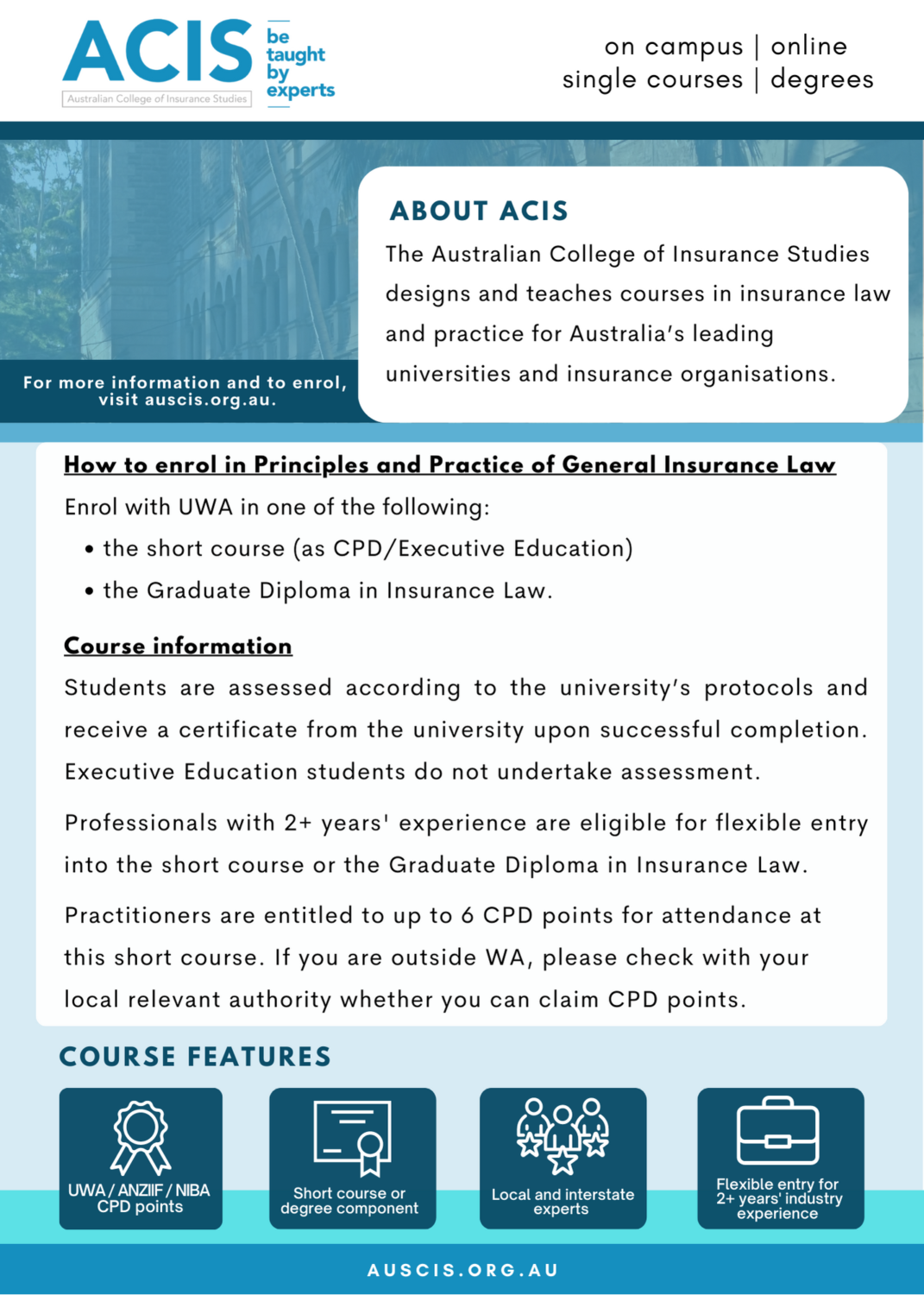 CPD Enrolment Open: Principles and Practice of General Insurance Law ...